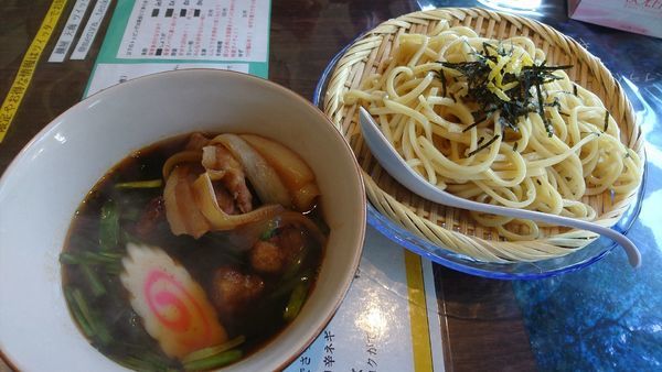 「【限定】レバニラつけ麺　900円」@麺屋 天海の写真