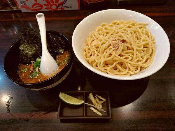 「環七つけめん(大盛・350g)780円＋まかない飯180円」@環七ラーメン 周麺の写真