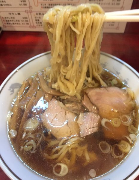 「らーめん800円」@十八番の写真