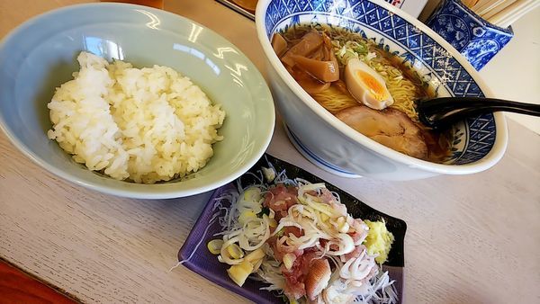 「本日のランチA（自家製アジのたたきライス）」@笑顔の写真