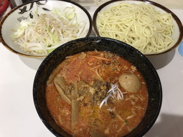 「【限定】白ごま冷やしもり坦々 830円 野菜120円」@所沢大勝軒の写真