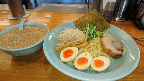 「味噌つけ麺+味玉」@えぞっ子 蔦江の写真