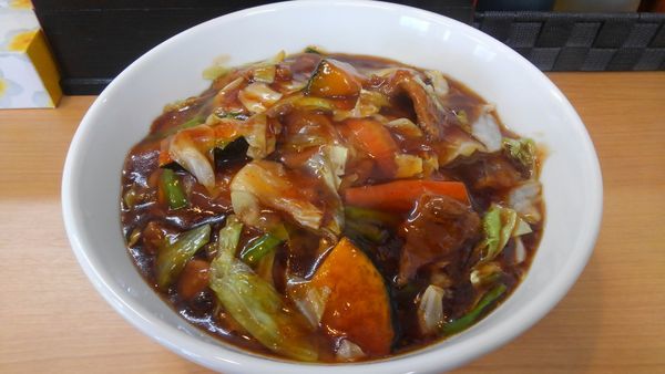 「スタミナラーメン冷し 2玉　960円」@スタミナラーメン 一伸の写真