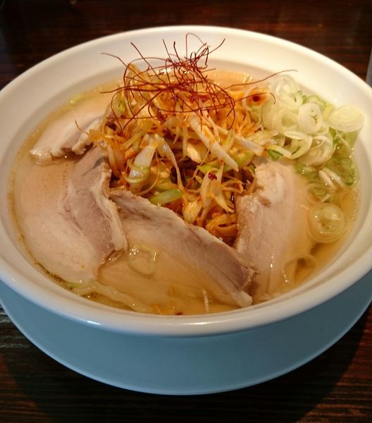 「辛ねぎラーメン ラーパス使用」@らぁ麺 夢のやの写真