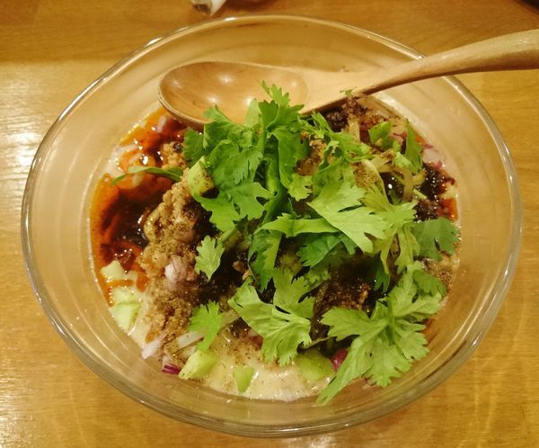 「冷やし担々麺(夏季限定)  900円」@鶏ポタラーメン THANK お茶の水の写真