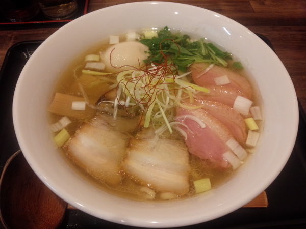 「特製鴨出汁(白)」@麺屋 葵の写真