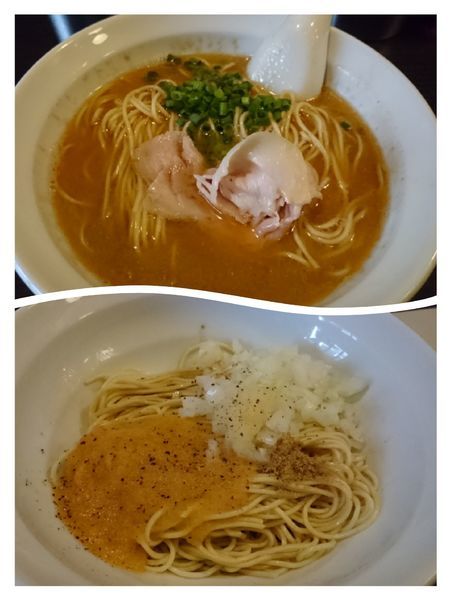 「オマール海老そば+ハバネロシュリンプの和え玉」@灰汁中華 丿貫 福富町本店の写真