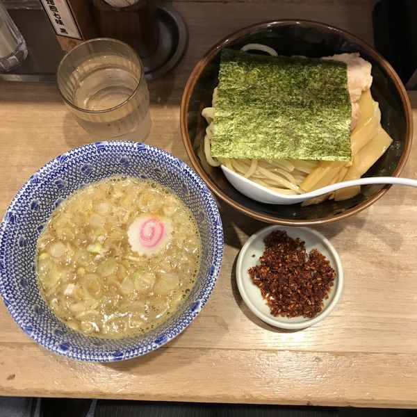 「赤辛つけ麺 並盛」@舎鈴 エキュート赤羽店の写真