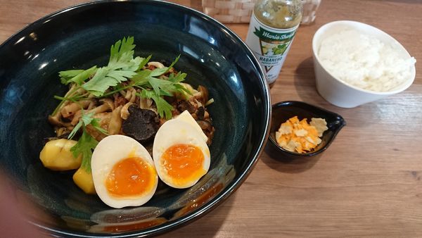 「牛とキノコのまぜSOBA@麺屋ShumenDoushi」@麺家 Shumen Doushiの写真