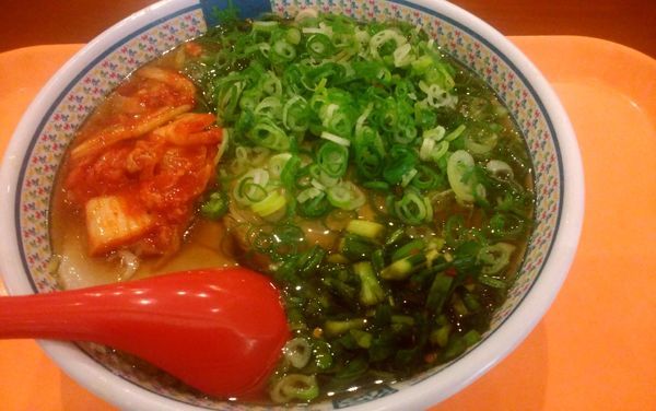 「ねぎキムチラーメン」@神座 マークイズみなとみらい店の写真