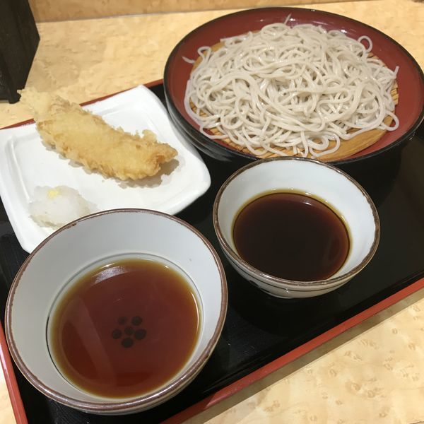 「いか天せいろ（￥370）」@小諸そば 岩本町2号店の写真