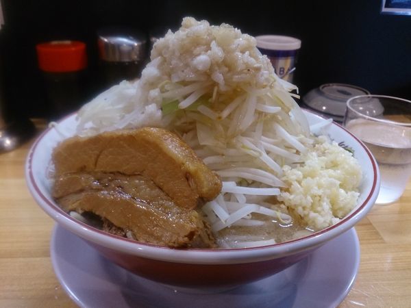 「豚そば【大】」@つけめん・らーめん活龍 荒川沖店の写真