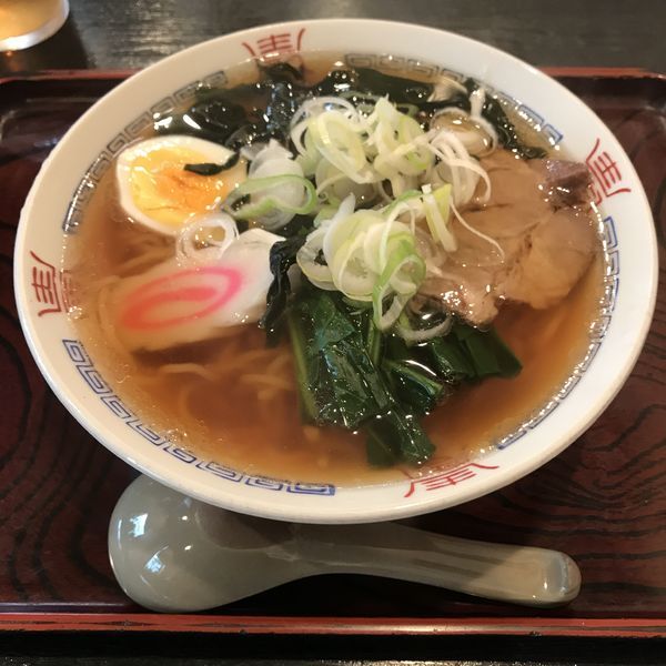「ラーメン（￥550）」@そば処 越後屋の写真