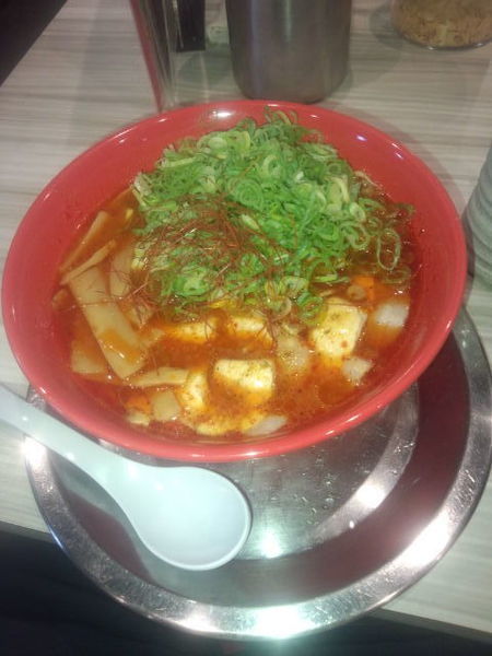 「龍辛　並　＋ねぎ＋4辛」@麵屋 龍仙の写真