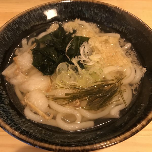 「かすうどん（￥500）」@横浜かすうどん りっちゃん 蒲田店の写真