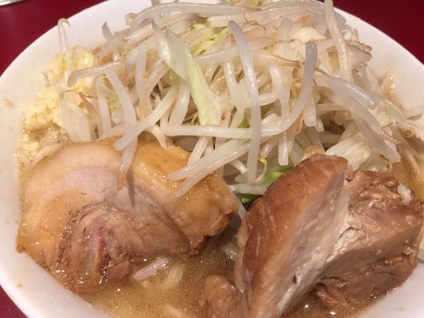 「小ラーメン＋ニンニク」@ラーメン二郎 荻窪店の写真