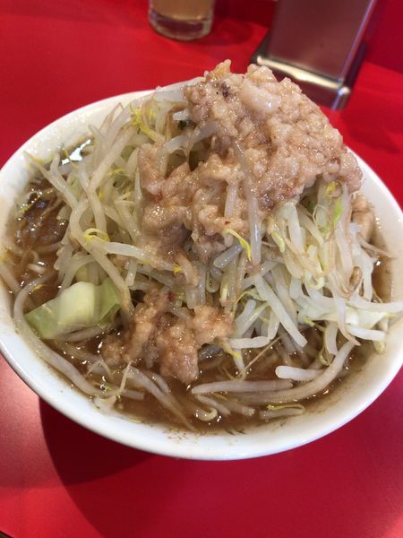 「ミニらーめん（野菜・脂・ニンニク） 650円」@麺屋 桐龍の写真