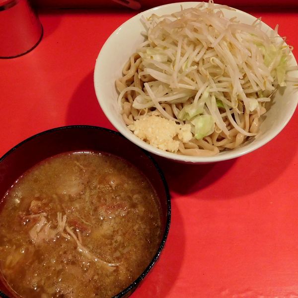 「小つけ麺（800円）＋ニンニク」@ラーメン二郎 府中店の写真
