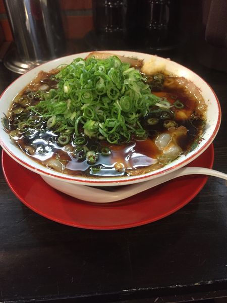 「松本ブラック中華そば」@中華そば マルキ商店の写真