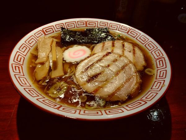 「支那そば並盛140gg500円」@油そば 静の写真