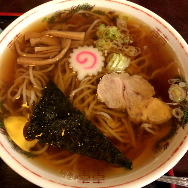 「日替りランチ　ラーメン　半カレー　600円」@ことぶきやの写真