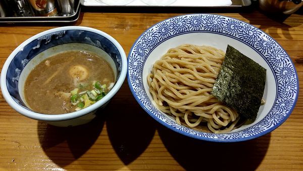 「つけ麺（胚芽麺）味玉」@道玄坂マンモスの写真