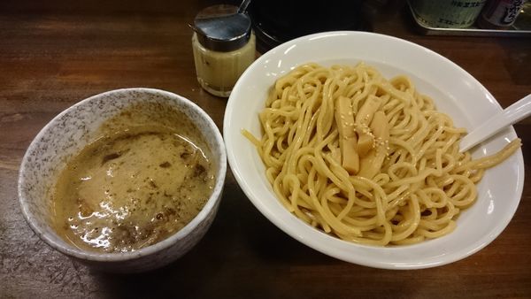 「濃厚つけ麺 大盛 800円」@濃厚つけ麺 茜堂の写真