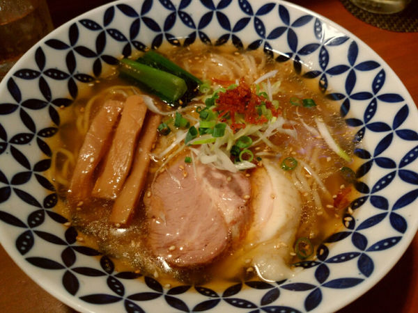 「干し海老油塩らぁめん　750円」@味香房 海居人の写真