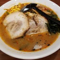 ネギ辛炒めチャーシューラーメン　１辛　太麺