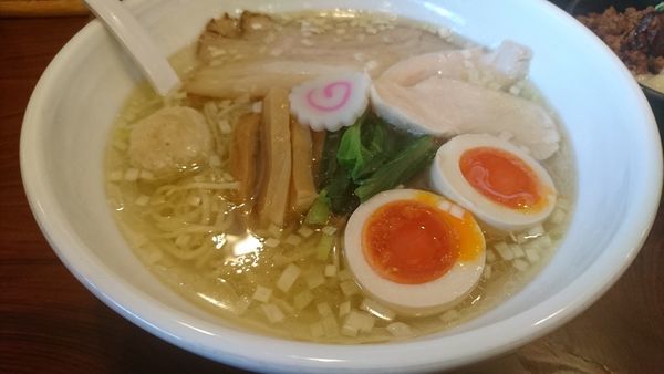 「青森シャモロック塩中華」@麺処 若武者の写真