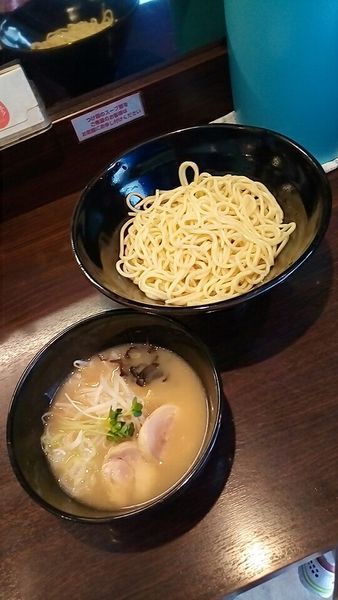 「鶏塩つけ麺（中盛）６２０円」@らーめん 玉彦の写真