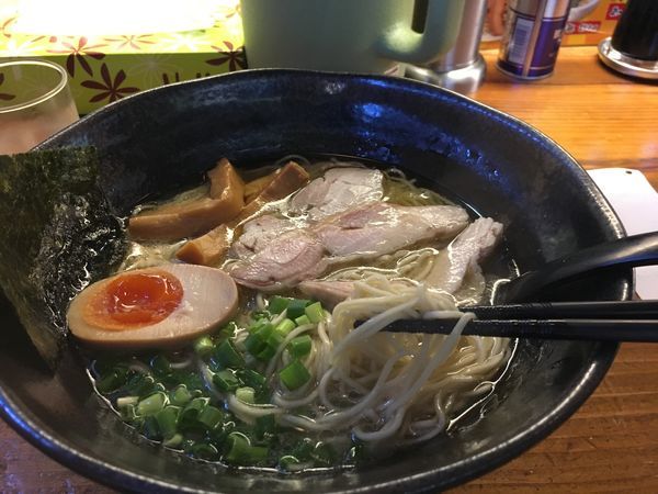 「あっさり鶏そば 大盛り」@らぁめん 太陽軒の写真