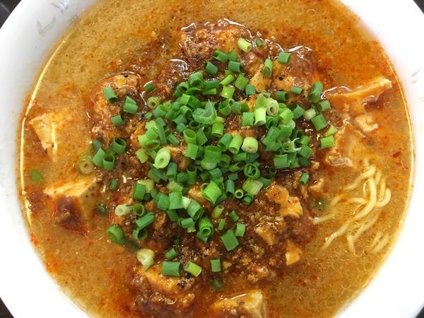 「【限定】辛口マーボー麺 700円」@らーめん 竜屋の写真