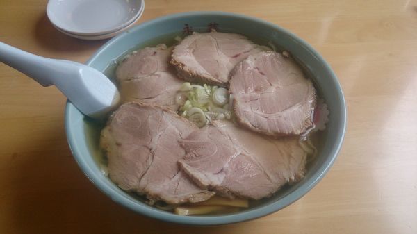 「チャーシューメン大800円+他」@佐野手打らーめん 永華の写真