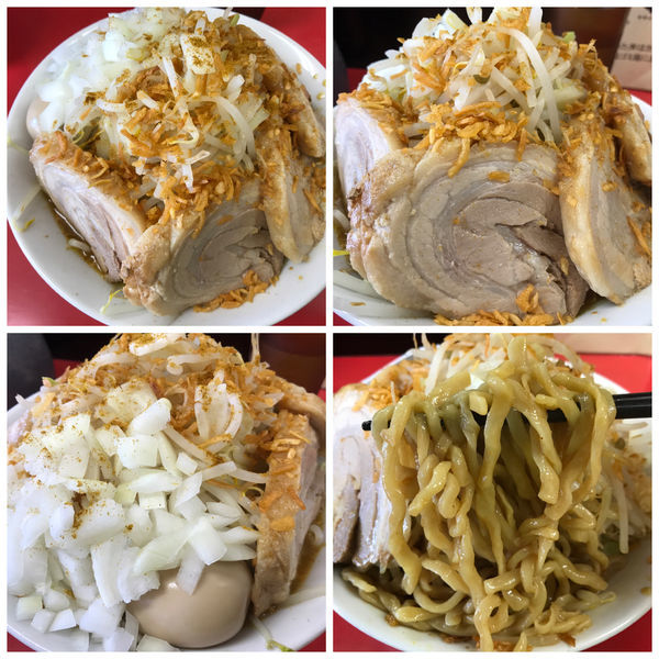 「ラーメン並700円小豚200円カレーに味変100円」@びんびん豚の写真