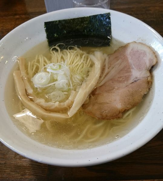 「塩らーめん」@上州地鶏らーめん まるわの写真
