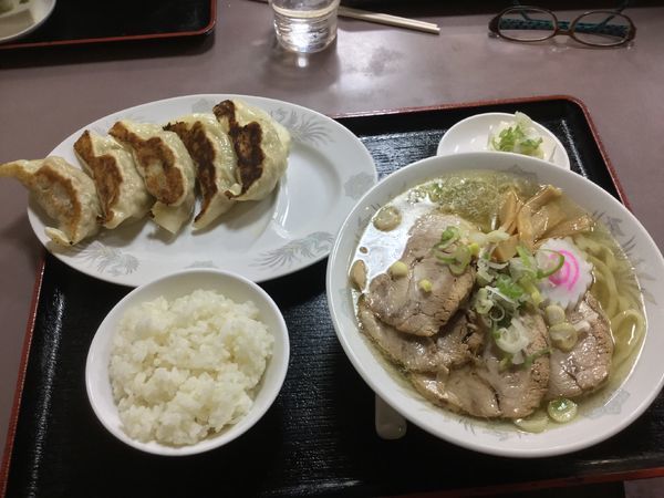 「餃子セットチャーシュー」@佐野青竹手打ちラーメン いしかりの写真