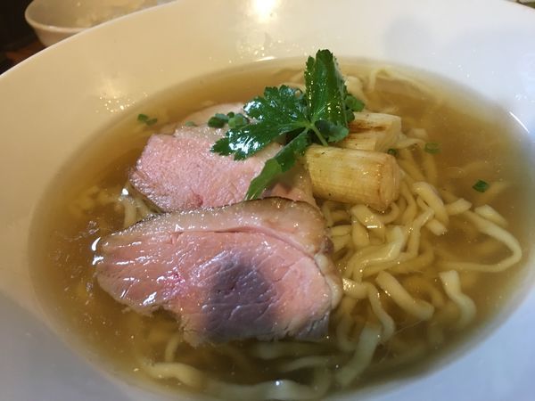 「《２周年コラボ企画》 鴨の潮ラーメン」@はりけんラーメン 南店の写真