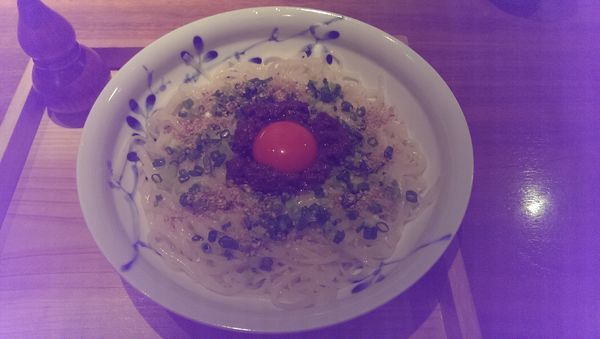 「肉味噌稲庭うどん（冷）」@あんやの写真