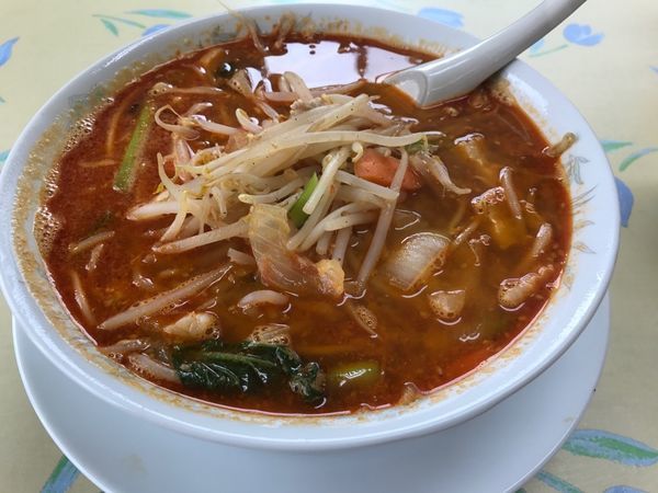 「中国ラーメン(辛口) 600円」@萬新軒の写真