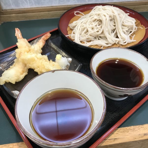 「えび天せいろ(¥480)」@小諸そば 神楽坂店の写真