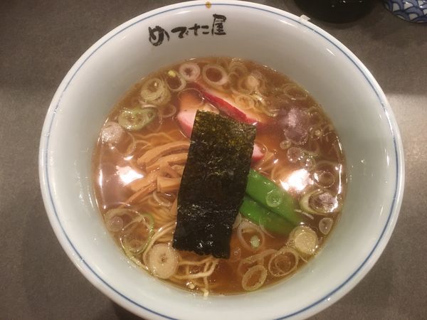 「支那そば650円、餃子450円」@支那そば めでた屋の写真