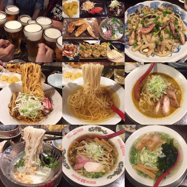 「ラヲタコース(仮称)3000円他」@立ち呑み居酒屋 金町製麺の写真