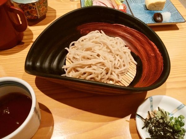 「酒彩セット（もりそば）」@湖穂里の写真