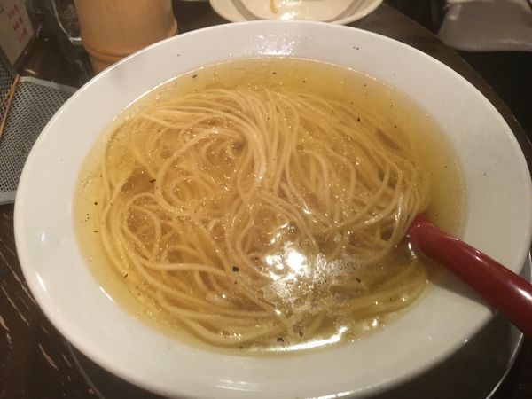 「鮎の焼き干しラーメン」@立ち呑み居酒屋 金町製麺の写真