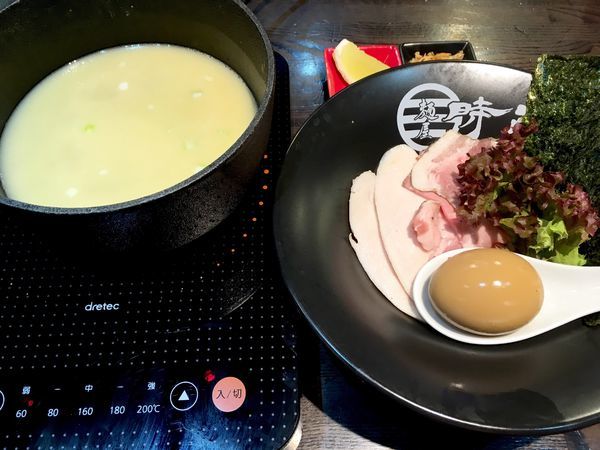 「濃厚鶏白湯つけ麺(塩)麺半分より少なめ」@麺屋 時茂 西川口店の写真