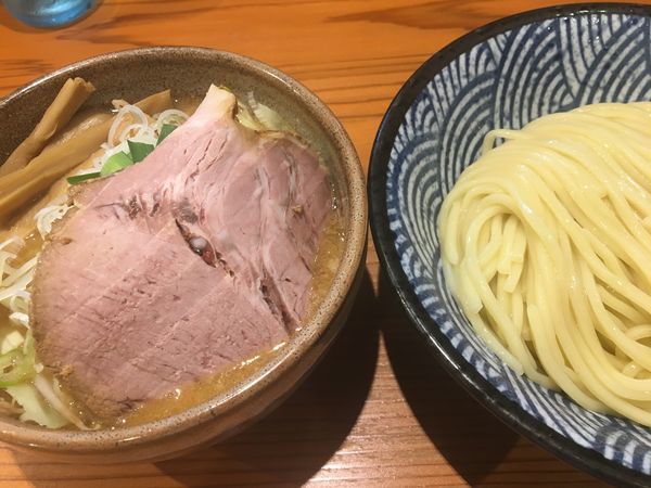 「つけそば味噌900円」@麺 一直の写真