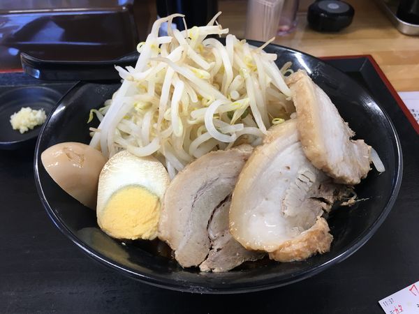 「ネオじろう（辛みそ）＋チャーシュー1枚サービス」@らーめん次郎冠者 竜王店の写真