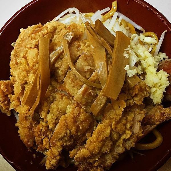 「汁なし」@極太清流らーめんの写真