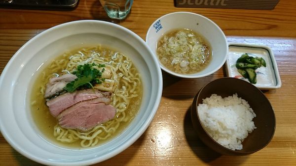 「【２周年コラボ限定】鴨の潮ラーメン」@はりけんラーメン 南店の写真